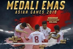 ASIAN GAMES 2018 : Hore, Emas Ke-31 dari Sepaktakraw!