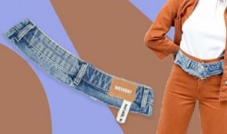 Aih, Ikat Pinggang dari Jeans Lusuh Ini Dijual Rp312.000