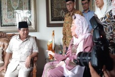 Foto-Foto saat Prabowo Berkunjung ke Rumah Istri Almarhum Gus Dur