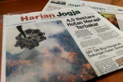 HARIAN JOGJA HARI INI: 4,5 Hektare Hutan Merapi Terbakar