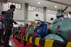 Vespa Tua Milik Putra Sulung Jokowi Ikut Kontes ISF 2018