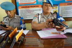 Mantapkan Personel Pengamanan Pemilu 2019, Polres Gunungkidul Cek Kondisi Senpi