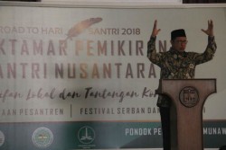 MUKTAMAR SANTRI : Menteri Agama Minta Pesantren Melawan Radikalisme
