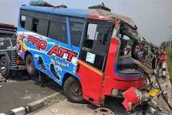 Kronologi Kecelakaan Mikrobus Jogja-Wonosari di Ringroad Selatan yang Tewaskan Satu Orang