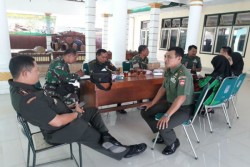 Pejabat Kodim Sleman Tinjau Posko TMMD