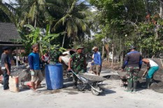 Melalui TMMD, TNI Bangun Semangat Kemanunggalan dengan Rakyat 