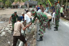 Satgas TMMD Mendapat Simpati dari Warga Balecatur
