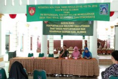 Satgas TMMD Sosialisasikan Perpustakaan Keliling