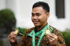 Eko Yuli Kantongi Bonus dari Presiden setelah Juara Dunia Angkat Besi 