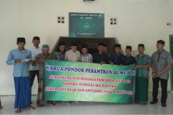 Serukan Pemilu Damai, Santri di Sleman Gelar Deklarasi
