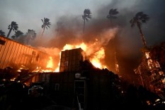 Selebritas Sibuk Menyelematkan Diri Menyusul Kebakaran Hutan Malibu AS