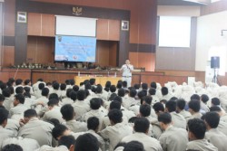 Jasa Raharja Sosialisasi Keselamatan Lalu Lintas di SMK SMTI Jogja