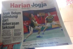 HARIAN JOGJA HARI INI: Anak Belum Dilindungi dari Kekerasan Seksual