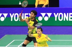 Malaysia Masters 2019, Tontowi Duet dengan Debby 