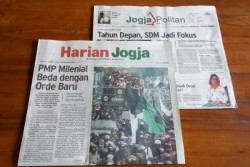 HARIAN JOGJA HARI INI : PMP Milenial Beda dengan Orde Baru