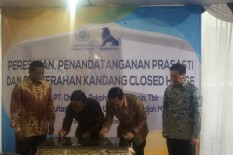 Mahasiswa UGM Praktikum di Kandang Ayam Modern