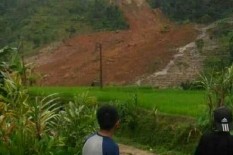 41 Korban Tertimbun Longsor Sukabumi Masih dalam Pencarian