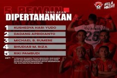 Kalteng Putra Nego 5 Pemain Lama
