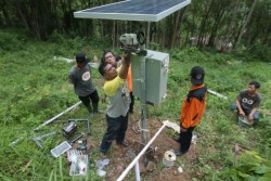 EWS Longsor Buatan Bantul, Peringatan Disampaikan Lewat Ponsel Jadul