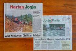 HARIAN JOGJA HARI INI : Setahun, Jalur Kentungan Dialihkan