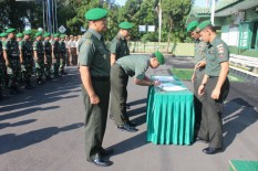 Pejabat Baru di Kodim 0731 Kulonprogo Dilantik