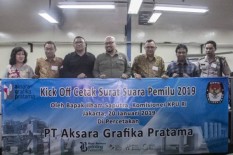 AGP Cetak 72 Juta Kertas Suara Pemilu 2019