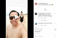 Liburan ke Bali, Bodi Luna Maya Bikin Iri