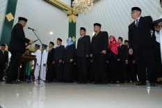 Puluhan Pejabat di Sleman Dilantik