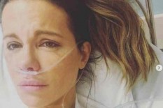 Kista Ovarium Pecah, Kate Beckinsale Tak Tahan Rasa Sakitnya