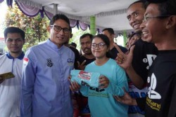 Bertemu Pendeta dan Komunitas Nasrani Karanganyar, Sandiaga Uno Didoakan Menang