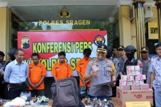 Polisi Tangkap Pembobol Brankas Toserba Luwes Sragen 