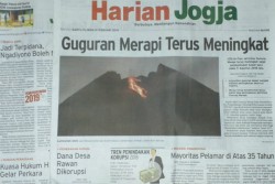 HARIAN JOGJA HARI INI : Guguran Merapi Terus Meningkat