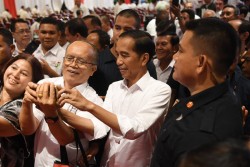 Didukung Purnawirawan TNI/Polri, Jokowi Pamerkan Proyek Jalan Tol