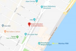 Bukan di Markas PBB New York, Video Dukung Prabowo Ternyata Shooting di Plaza UN
