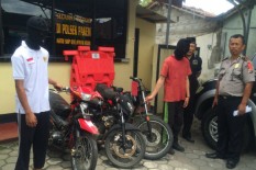 Dua Belia Gasak Motor, Dicokok Polisi