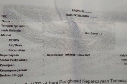 Begini Tata Cara Pengurusan E-KTP untuk Penghayat Kepercayaan
