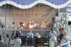 Diguyur Hujan Lebat, Gelar Seni Sepanjang Tahun di TBY Tetap Ramai