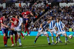 Atletico Madrid Tekuk Real Sociedad Berkat Dua Gol Sundulan Morata