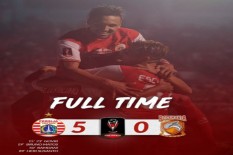 Gunduli Borneo FC 5-0, Pelatih Persija Apresiasi Kinerja Anak Asuhnya
