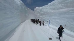  Menelusur Tembok Es Raksasa di Jepang
