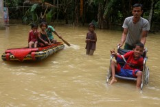 Banjir Rendam 11 Kecamatan di Bandung 