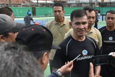 Lapangan Tenis Milik Korem 072 Pamungkas Kini Lebih Sudah Punya Tribune dan Lampu