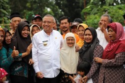 Bupati Bantul Sambangi Warga Sembari Mengecek Pembangunan di Dlingo