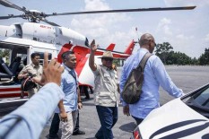 Prabowo Dikabarkan Dilarang Mendarat di Banjarmasin, padahal Ini Faktanya