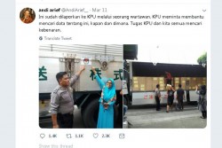 Cek Fakta: Truk Tulisan Kanji yang Diributkan Andi Arief Dimiliki Perusahaan Sleman, Angkut Logistik Pemilu untuk Kulonprogo