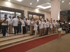 Debat Cawapres 2019: Pendukung Jokowi-Ma'ruf Berselawat, Fans Prabowo-Sandi Teriakkan Yel-Yel
