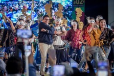 Sandiaga Dangdutan Bareng Cita Citata di Sragen