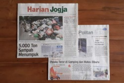HARIAN JOGJA HARI INI: 5.000 Ton Sampah Menumpuk
