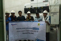 PLN Sambungkan Layanan Listrik Premium di Sleman City Hall