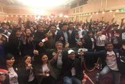 Ratusan WNI di Nagoya Jepang Deklarasi Menangkan Jokowi-Amin